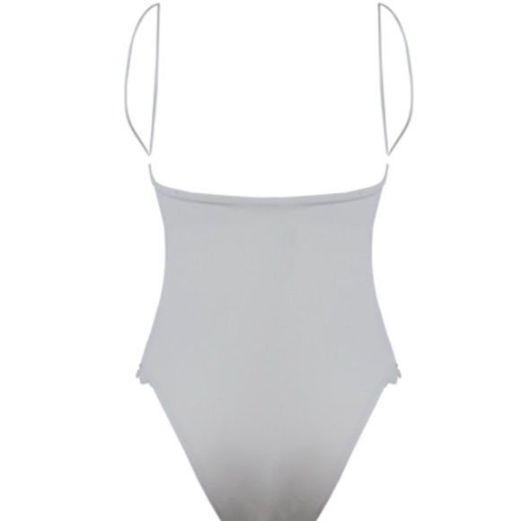 White One Piece Bathing Suit - Picture 5 of 5